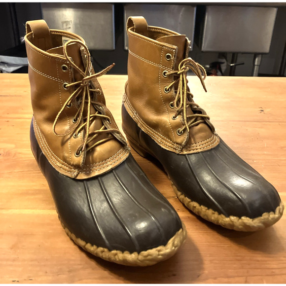 Vinatge LL Bean Duck Bean Boots Maine Hunting Shoe Goretex Made In USA Mens 11 main image 4